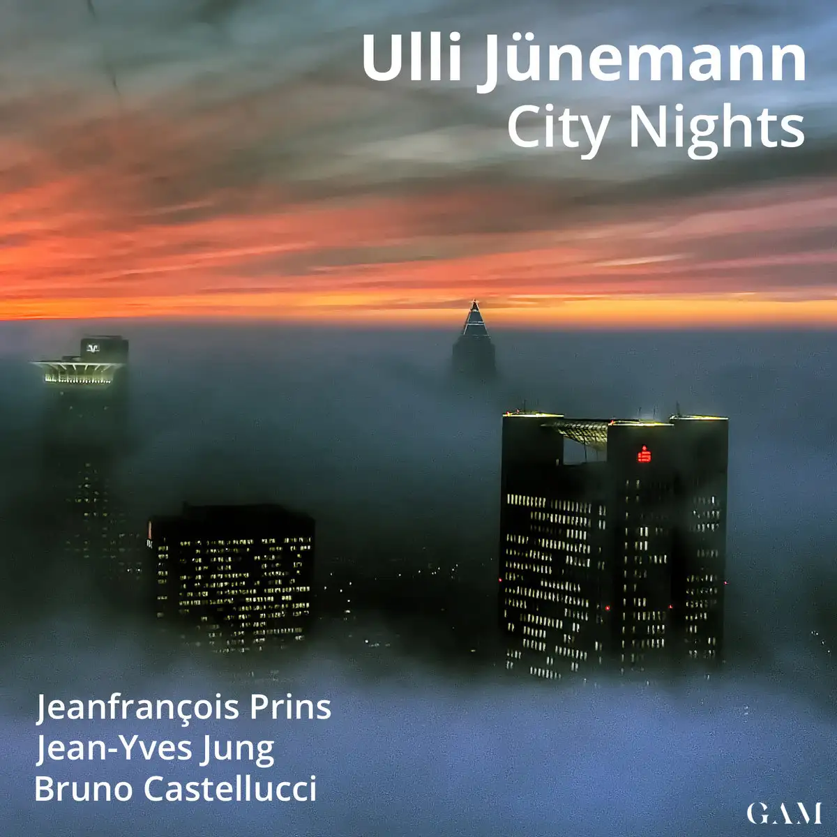 Cover des Albums City Nights von Ulli Jünemann – Soulful Organ Jazz mit Hammond B3, Alto Saxophone und Gitarre