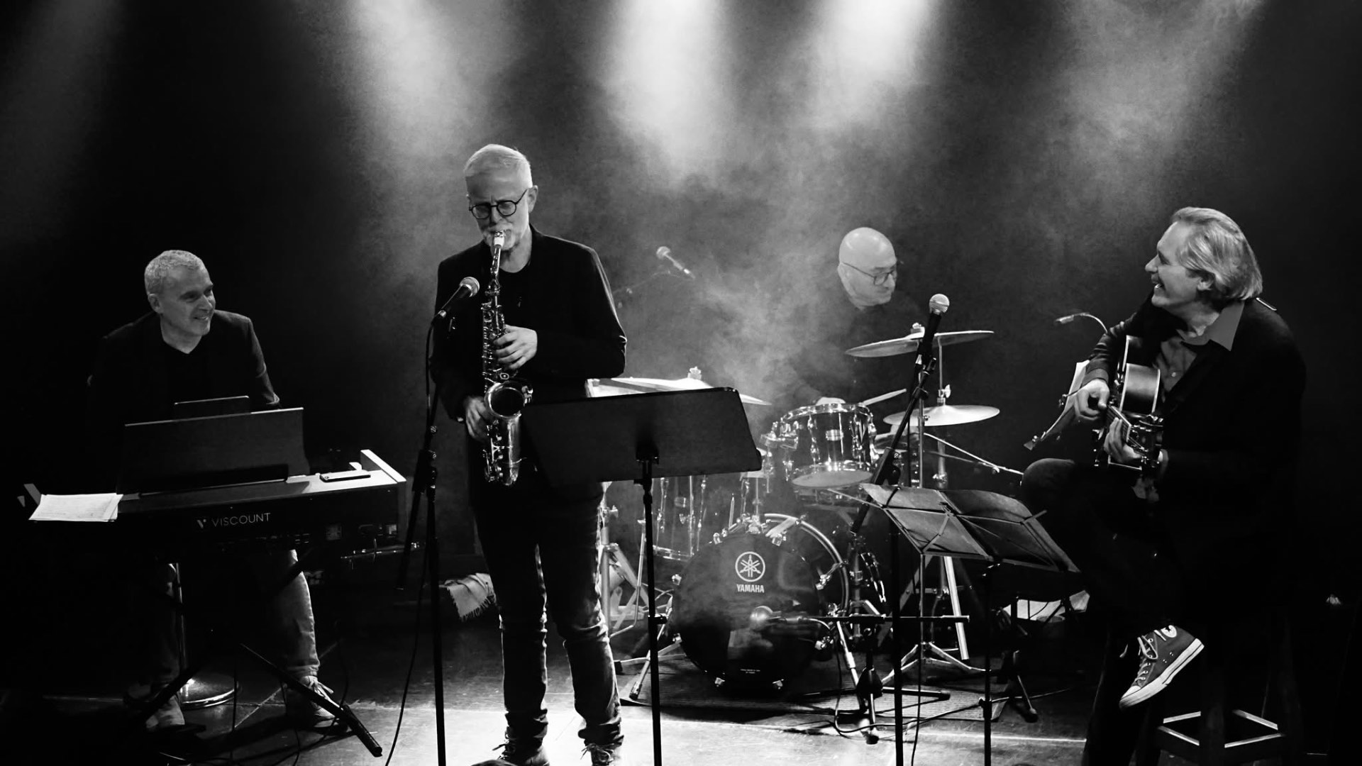City Nights Quartet auf der Bühne des CC La Posterie