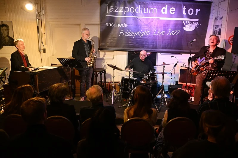 Konzert im Jazzpodium De Tor, Enschede mit Castellucci, Jünemann, Prins und Hondorp