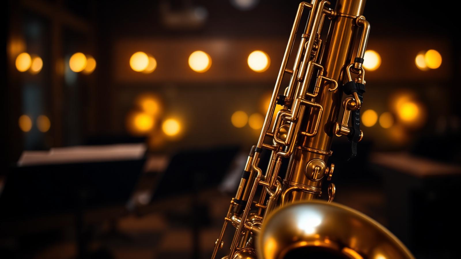 Alt-Saxophon im warmen Licht eines Unterrichtsraums in Mainz – Ulli Jünemann Saxophonunterricht